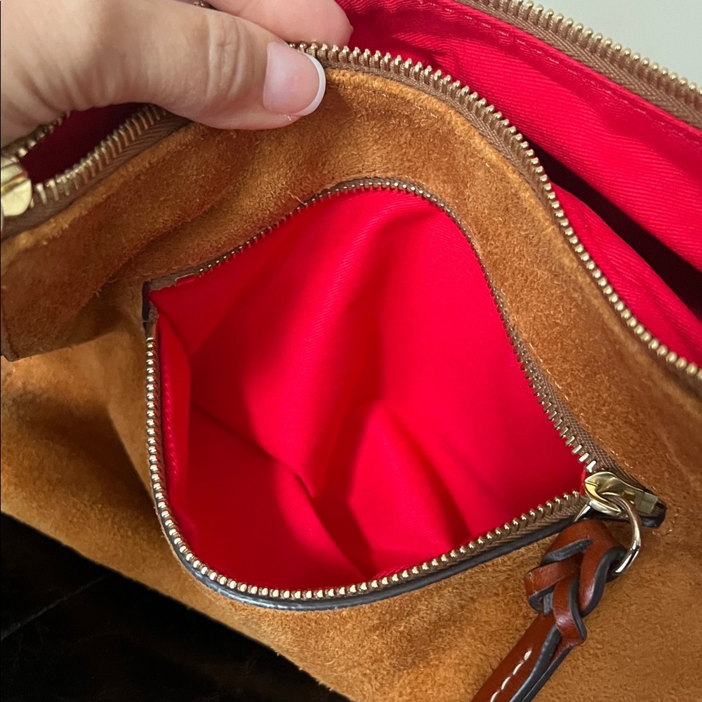 Dooney & Bourke “Tracy” Suede Shoulder/Crossbody Bag NWOT - Picture 11 of 16